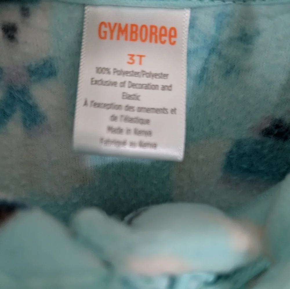 Gymboree Blue Polar Bear Fleece Pullover - 3T